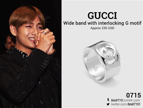 taehyung gucci rings|bts gucci tae.